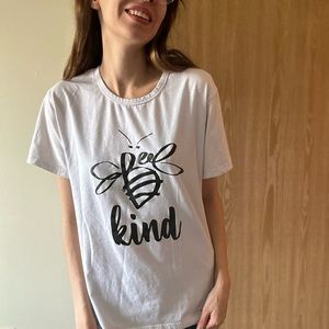 Bee Kind White Tee